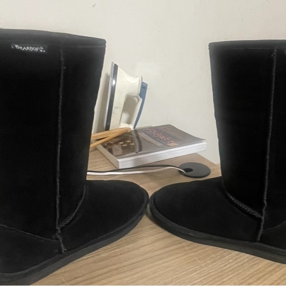 Bearpaw Women's Black Boots Sz 9 - Picture 8 of 8